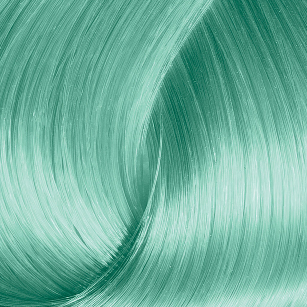 direct dye vibrant pastel mint of steel hair color swatch