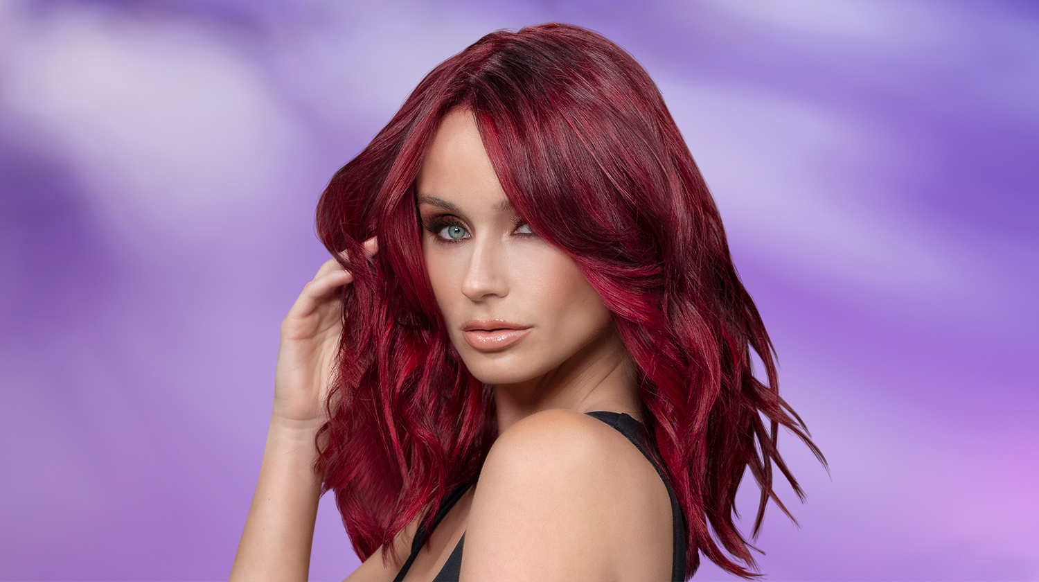 vibrant red hair dye for dark hair